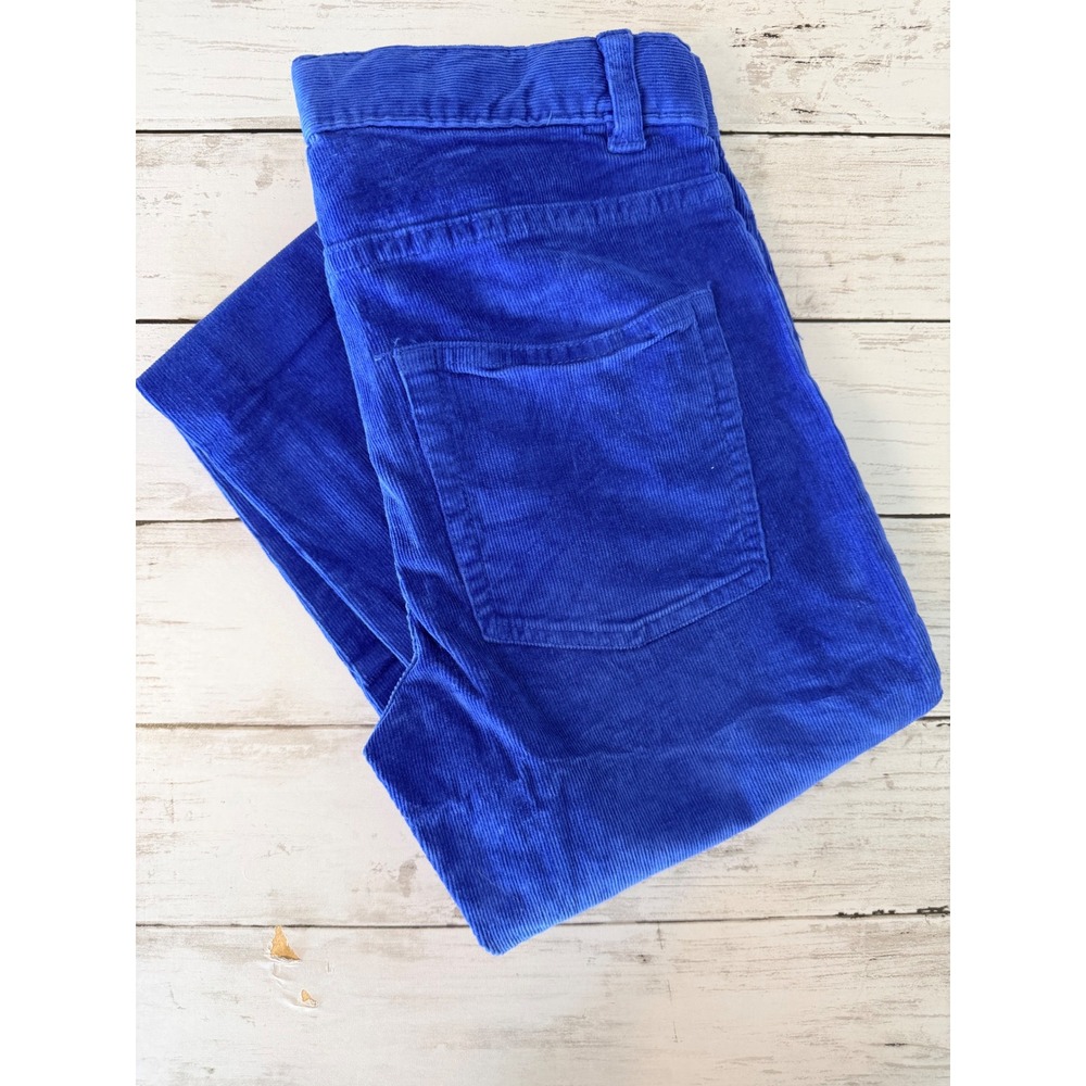 Crewcuts J.Crew Boys Blue Stretch Corduroy Pants Size 12 Adjustable Waist